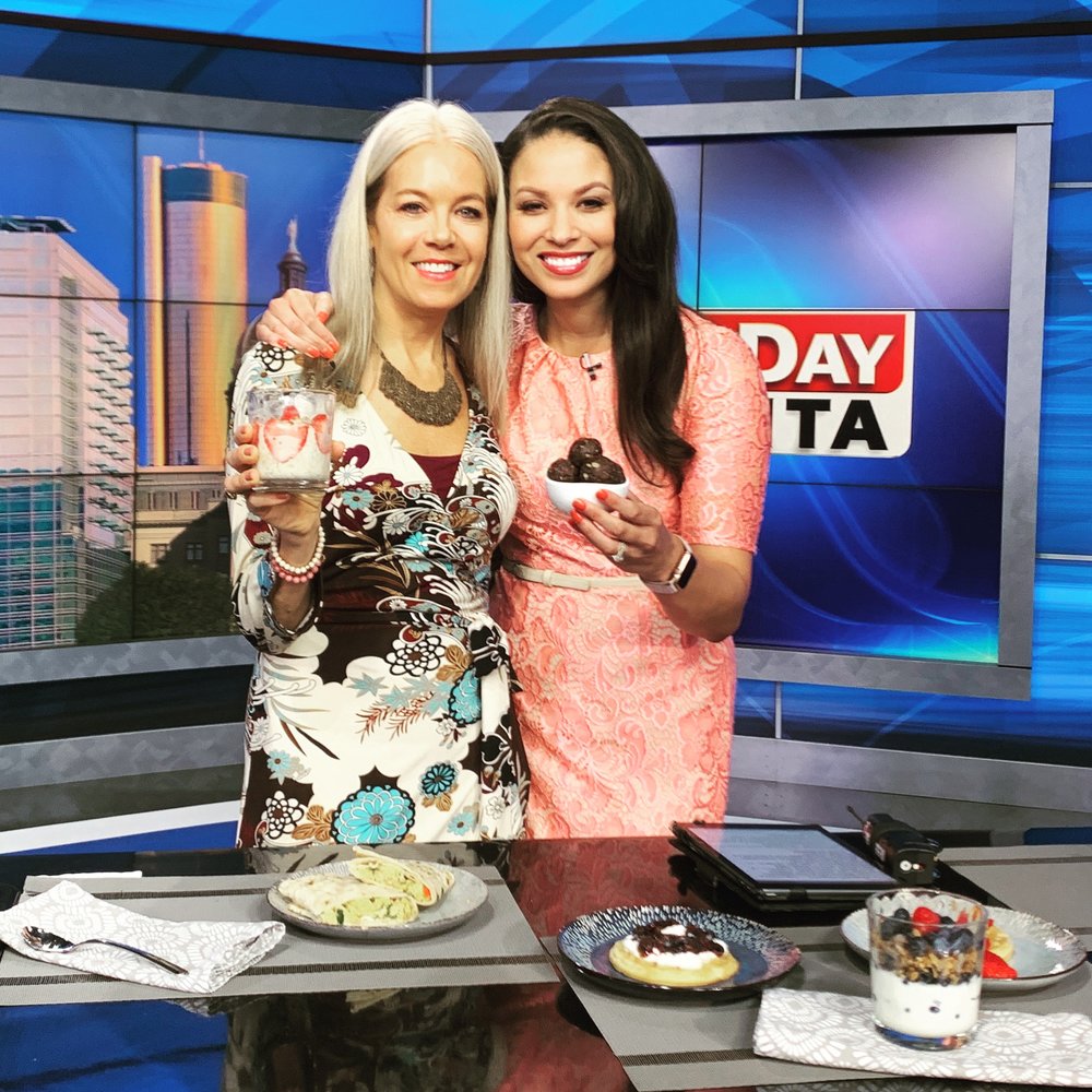 Talking about healthy breakfast options for the kiddo’s with Aylse Eady on Good Morning Atlanta Fox 5/WAGA this morning!